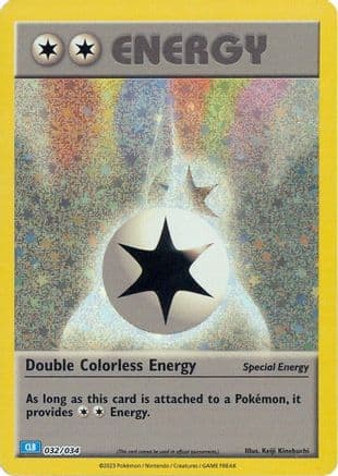 Double Colorless Energy (CLB) 032- Trading Card Game Classic Holofoil