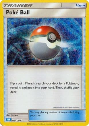Poke Ball (CLB) 023- Trading Card Game Classic Holofoil