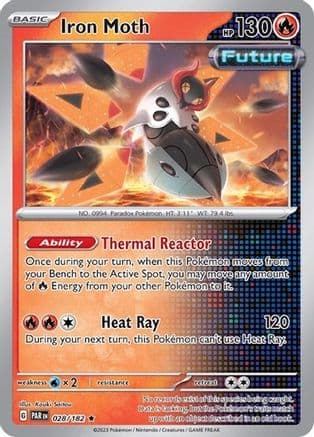 Iron Moth (Cosmos Holo) 028/182 - Miscellaneous Cards & Products Holofoil