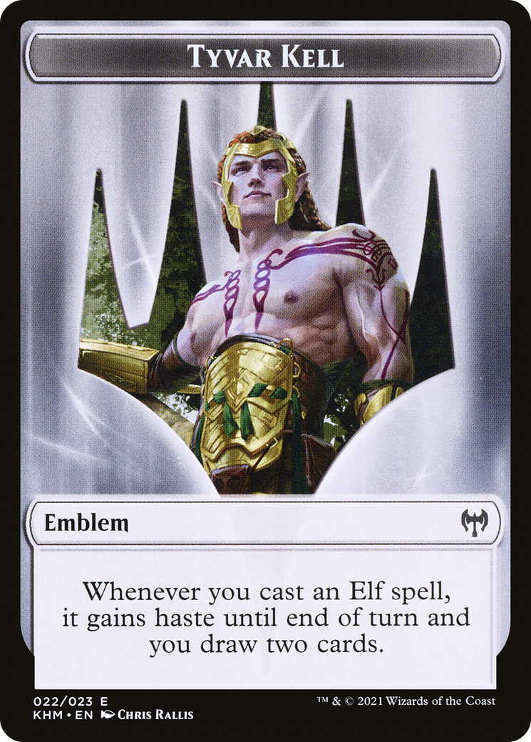 Tyvar Kell Emblem (TKHM-022) - Kaldheim Tokens Foil