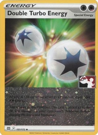 Double Turbo Energy (Cosmos Holo) 151/172 - Prize Pack Series Cards Holofoil