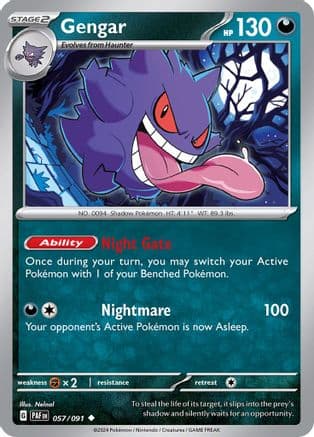 Gengar 057- SV Paldean Fates