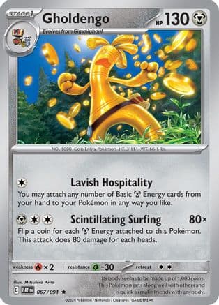 Gholdengo 067- SV Paldean Fates Holofoil