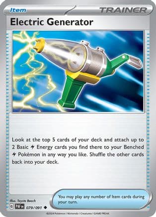 Electric Generator 079- SV Paldean Fates