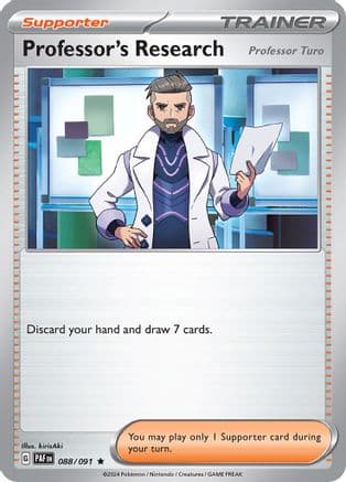 Professor's Research 088/091 - SV Paldean Fates Holofoil