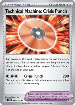 Technical Machine: Crisis Punch 090- SV Paldean Fates