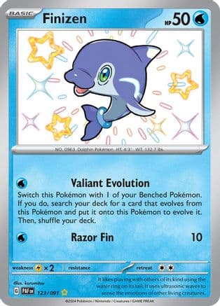Finizen 123- SV Paldean Fates Holofoil