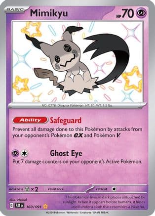 Mimikyu - 160/091 - SV Paldean Fates Holofoil