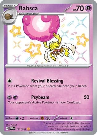 Rabsca 163- SV Paldean Fates Holofoil