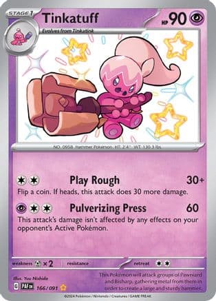 Tinkatuff 166- SV Paldean Fates Holofoil