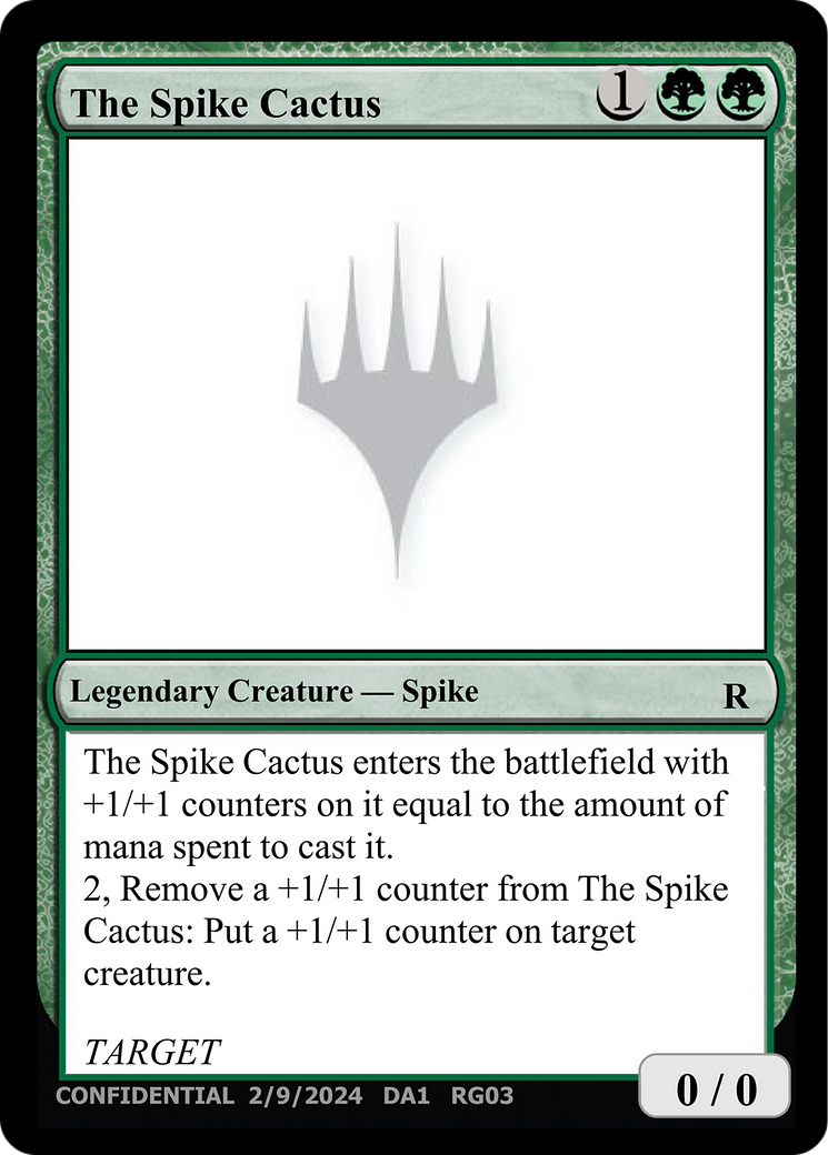 The Spike Cactus (DA1-RG03E) - Unknown Event