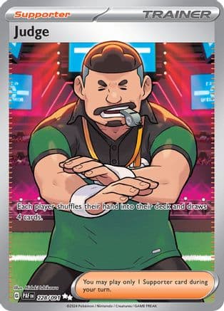 Judge 228- SV Paldean Fates Holofoil