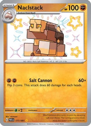 Naclstack 177- SV Paldean Fates Holofoil