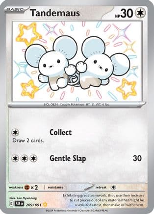 Tandemaus 209/091 - SV Paldean Fates Holofoil