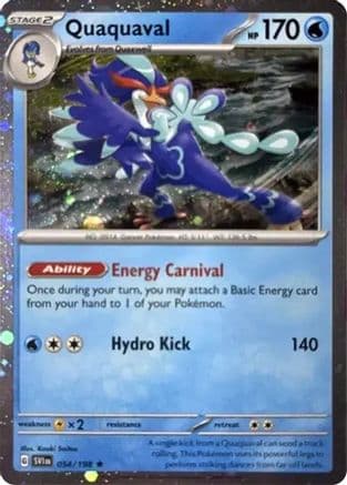 Quaquaval (Cosmos Holo) 054/198 - Miscellaneous Cards & Products Holofoil