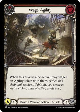 Wage Agility (Red) (OLA010) - Blitz Deck: Heavy Hitters - Olympia