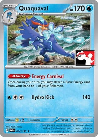 Quaquaval 54- Prize Pack Series Cards