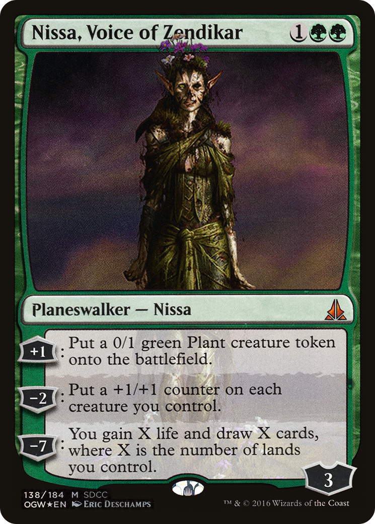 Nissa, Voice of Zendikar (PS16-138) - San Diego Comic-Con 2016 Foil