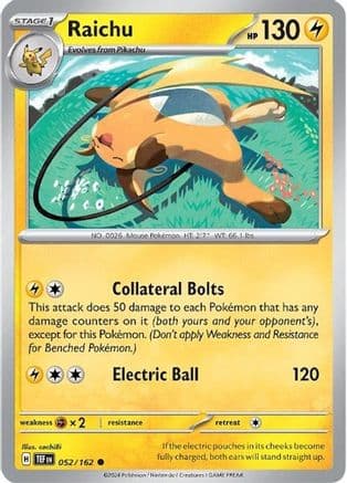Raichu 052 SV05 Temporal Forces - Common
