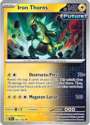 Iron Thorns 062- SV05 Temporal Forces Holofoil