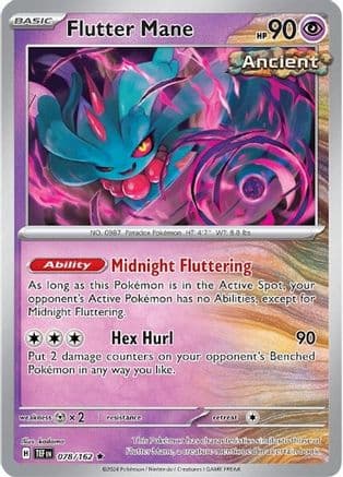 Flutter Mane 078- SV05 Temporal Forces Holofoil