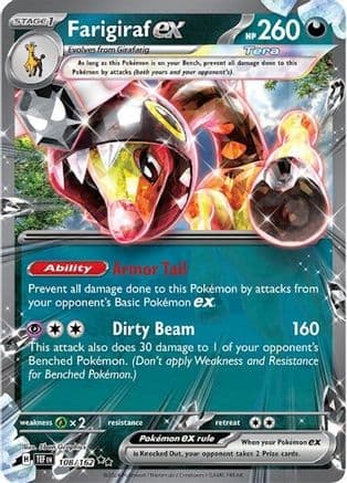 Farigiraf ex 108/162 - Holofoil SV05 Temporal Forces - Double Rare