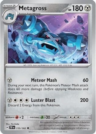 Metagross 115/162 SV05 Temporal Forces - Uncommon