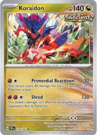 Koraidon 119- SV05 Temporal Forces Holofoil