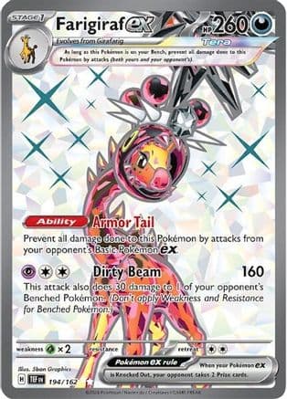 Farigiraf ex 194/162 - SV05 Temporal Forces Holofoil