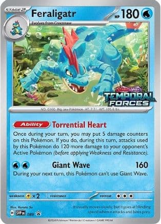 Feraligatr (Prerelease) 089- SV Scarlet & Violet Promo Cards Holofoil