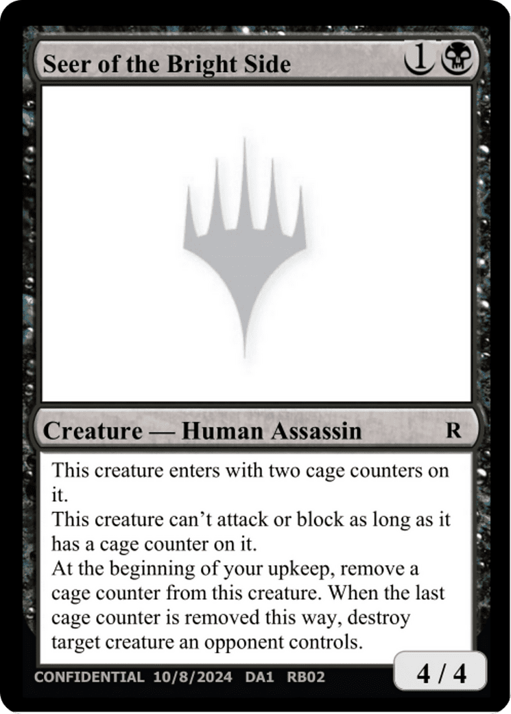 Seer of the Bright Side (DA1-RB02) - Unknown Event