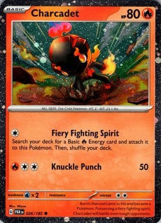 Charcadet (Cosmos Foil) 026/182 - Miscellaneous Cards & Products Holofoil
