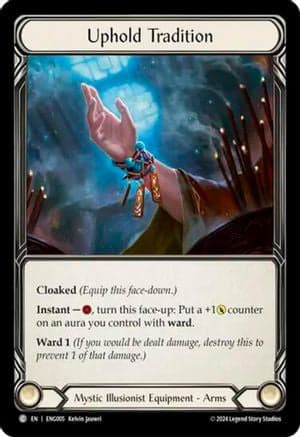 Uphold Tradition (ENG005) - Blitz Deck: Part the Mistveil - Enigma