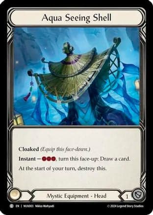 Aqua Seeing Shell (NUU003) - Blitz Deck: Part the Mistveil - Nuu