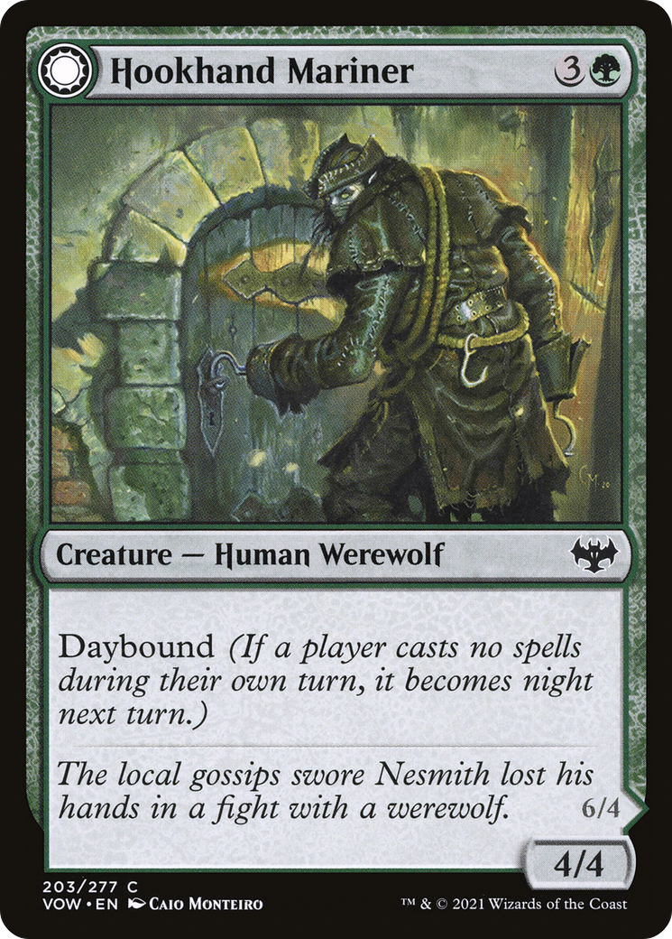Hookhand Mariner // Riphook Raider (VOW-203) - Innistrad: Crimson Vow: (Double Faced Transform) Foil