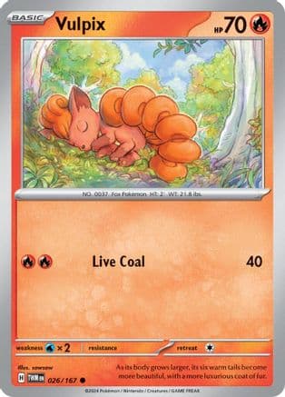 Vulpix 026- SV06 Twilight Masquerade
