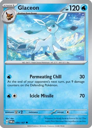 Glaceon 054- SV06 Twilight Masquerade