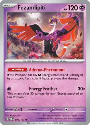 Fezandipiti 096- SV06 Twilight Masquerade Holofoil