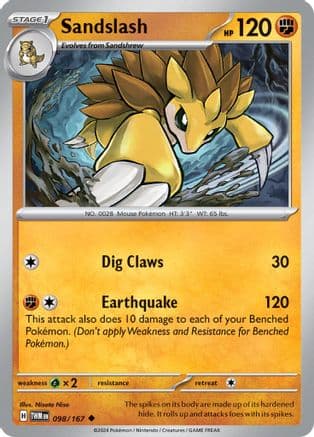 Sandslash 098- SV06 Twilight Masquerade