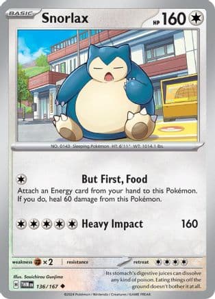 Snorlax 136- SV06 Twilight Masquerade