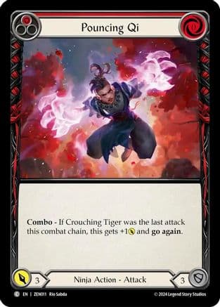 Pouncing Qi (Red) - Blitz Deck: Part the Mistveil - Zen