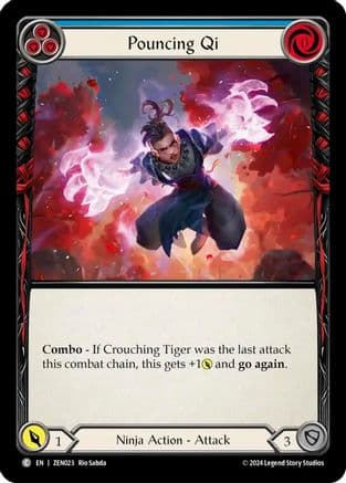 Pouncing Qi (Blue) - Blitz Deck: Part the Mistveil - Zen