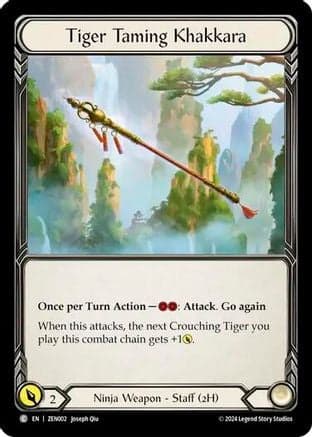 Tiger Taming Khakkara (ZEN002) - Blitz Deck: Part the Mistveil - Zen