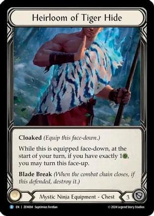 Heirloom of Tiger Hide (ZEN004) - Blitz Deck: Part the Mistveil - Zen