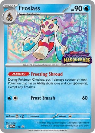 Froslass 117- SV Scarlet & Violet Promo Cards Holofoil