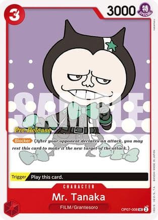 Mr. Tanaka (OP07-008) - 500 Years in the Future Pre-Release Cards