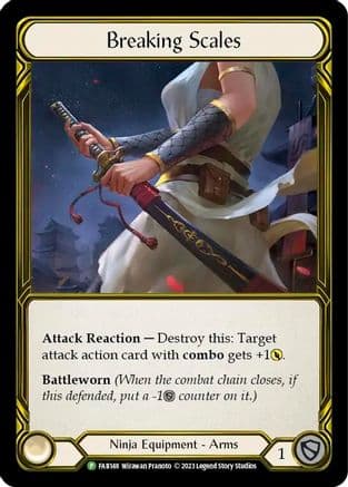 Breaking Scales (Golden) - FAB148 (FAB148) - Flesh and Blood: Promo Cards