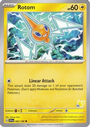 Rotom Pikachu 69- Battle Academy 2024