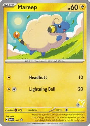 Mareep Pikachu 107- Battle Academy 2024