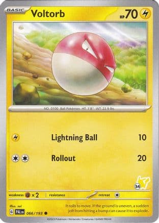 Voltorb Pikachu 66- Battle Academy 2024
